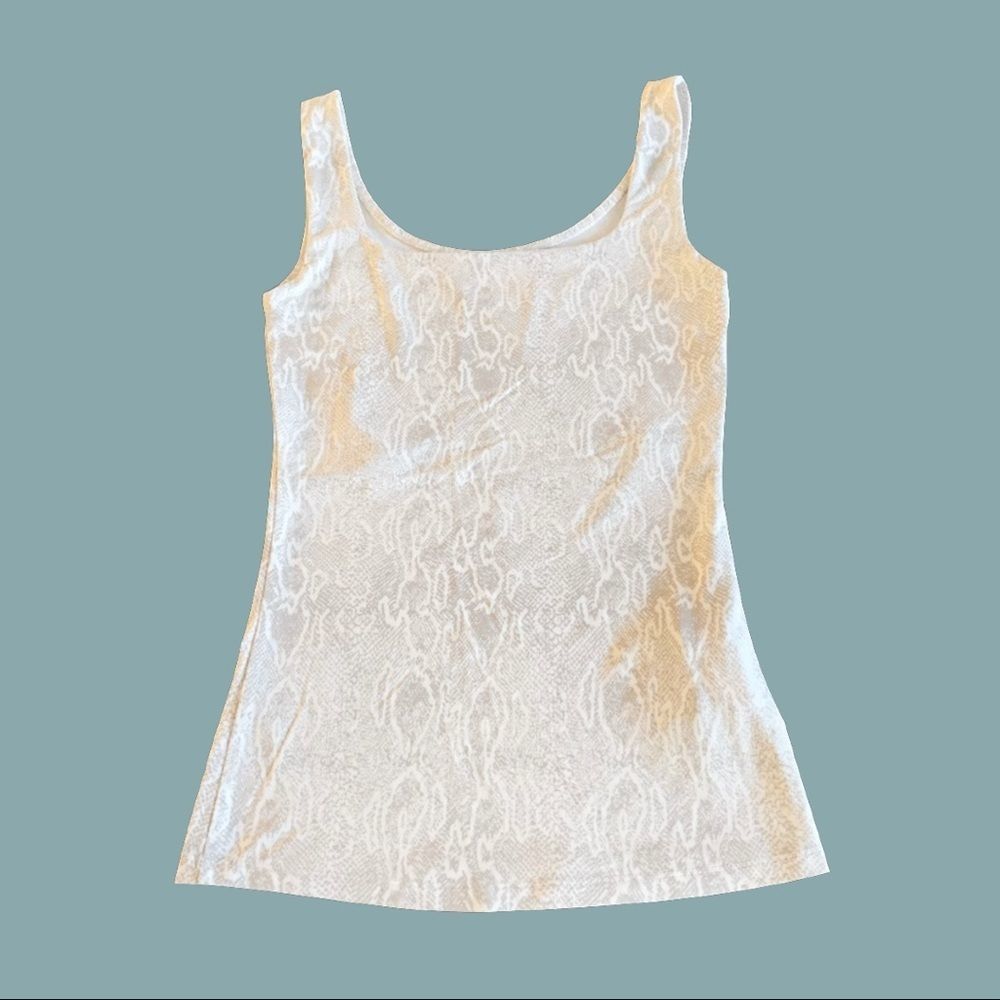 Camaieu Essential Snake Print Fitted Tank Top